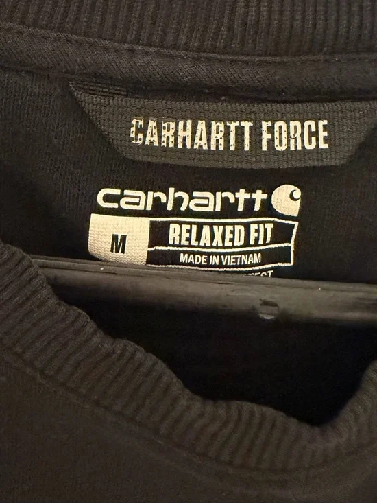 Carhartt Men’s Force Relaxed Fit Lightweight Crewneck Sweatshirt - M - Picture 3 of 5